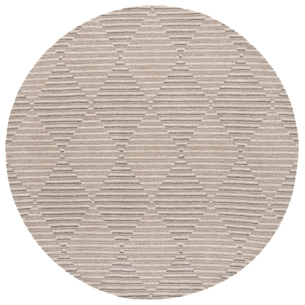 Safavieh Ebony Hand-tufted Runner Rug - Elegant Wool & Cotton Blend With Striped Motifs For Timeless Style Beige ,Ivory 80% Wool % 20% Cotton Ebn528b-6r