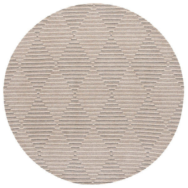 Safavieh Ebony Hand-tufted Area Rug - Luxurious Wool Blend With Elegant Diamond Motifs For Home Decor Style Beige ,Ivory 80% Wool % 20% Cotton Ebn528b-9