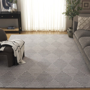 Safavieh Ebony Hand-tufted Runner Rug - Elegant Wool & Cotton Blend With Striped Motifs For Timeless Style Beige ,Ivory 80% Wool % 20% Cotton Ebn528b-8