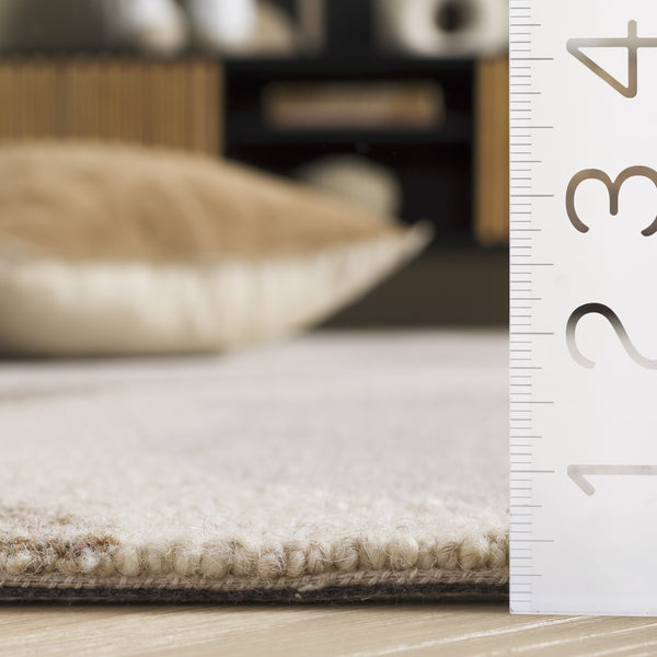 Safavieh Ebony Hand-tufted Runner Rug - Luxurious Wool Blend With Serene Organic Patterns For Elegant Spaces Beige ,Ivory 80% Wool % 20% Cotton Ebn529b-5