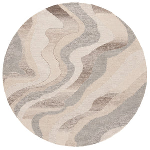 Safavieh Ebony Handcrafted Area Rug - Elegant Wool Blend With Organic Patterns For Luxurious Home Décor Beige ,Ivory 80% Wool % 20% Cotton Ebn529b-6