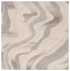 Safavieh Ebony Hand-tufted Runner Rug - Luxurious Wool Blend With Serene Organic Patterns For Elegant Spaces Beige ,Ivory 80% Wool % 20% Cotton Ebn529b-6sq