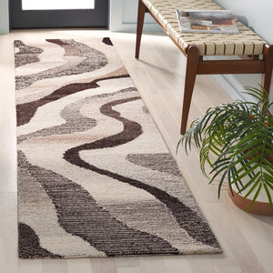 Safavieh Ebony Handcrafted Area Rug - Elegant Wool Blend With Organic Patterns For Luxurious Home Décor Grey ,Ivory 80% Wool % 20% Cotton Ebn529f-9