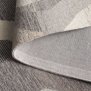 Safavieh Ebony Hand-tufted Runner Rug - Luxurious Wool Blend With Serene Organic Patterns For Elegant Spaces Grey ,Ivory 80% Wool % 20% Cotton Ebn529f-5