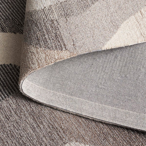 Safavieh Ebony Handcrafted Area Rug - Elegant Wool Blend With Organic Patterns For Luxurious Home Décor Grey ,Ivory 80% Wool % 20% Cotton Ebn529f-9