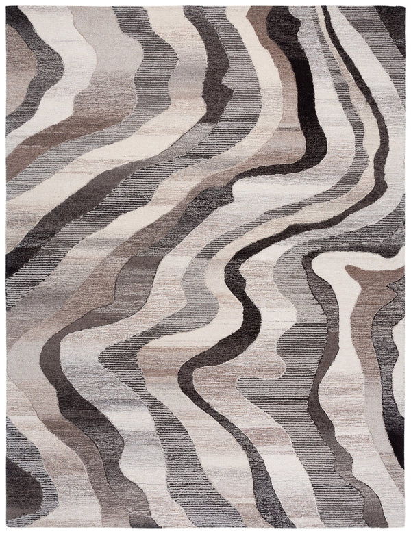 Safavieh Ebony Hand-tufted Runner Rug - Luxurious Wool Blend With Serene Organic Patterns For Elegant Spaces Grey ,Ivory 80% Wool % 20% Cotton Ebn529f-8