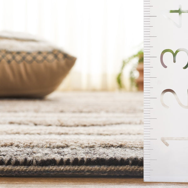 Safavieh Ebony Hand-tufted Area Rug - Luxurious Wool & Cotton Blend, Geometric Design For Timeless Elegance Brown ,Grey 80% Wool % 20% Cotton Ebn530t-9