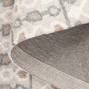 Safavieh Ebony Hand-tufted Runner Rug In Elegant Grey And Ivory - Luxurious Wool Blend For High-traffic Areas Grey ,Ivory 80% Wool % 20% Cotton Ebn532f-5