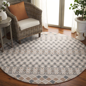 Safavieh Ebony Hand-tufted Runner Rug In Elegant Grey And Ivory - Luxurious Wool Blend For High-traffic Areas Grey ,Ivory 80% Wool % 20% Cotton Ebn532f-6r