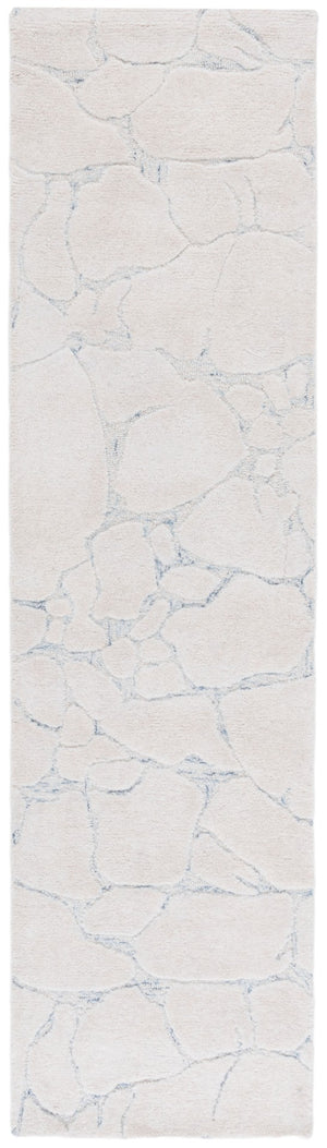 Safavieh Ebony Area Rug - Hand-tufted Luxury With Modern Abstract Design For Stylish Home Decor And Comfort Ivory ,Grey 80% Wool,20% Cotton Ebn533a-9