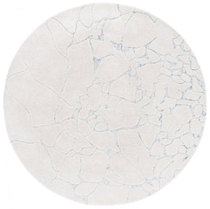 Safavieh Ebony Hand-tufted Runner Rug - Elegant Abstract Design In Soft Wool Blend For Modern Home Décor Ivory ,Grey 80% Wool,20% Cotton Ebn533a-6r