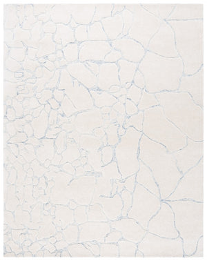 Safavieh Ebony Area Rug - Hand-tufted Luxury With Modern Abstract Design For Stylish Home Decor And Comfort Ivory ,Grey 80% Wool,20% Cotton Ebn533a-9