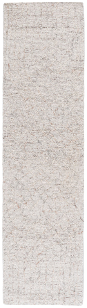 Safavieh Ebony Handcrafted Runner Area Rug - Modern Elegance For Hallways With Soft Wool-cotton Blend Beige ,Grey 80% Wool,20% Cotton Ebn534b-29