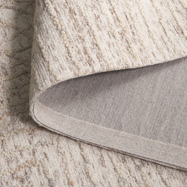 Safavieh Ebony Handcrafted Runner Area Rug - Modern Elegance For Hallways With Soft Wool-cotton Blend Beige ,Grey 80% Wool,20% Cotton Ebn534b-5