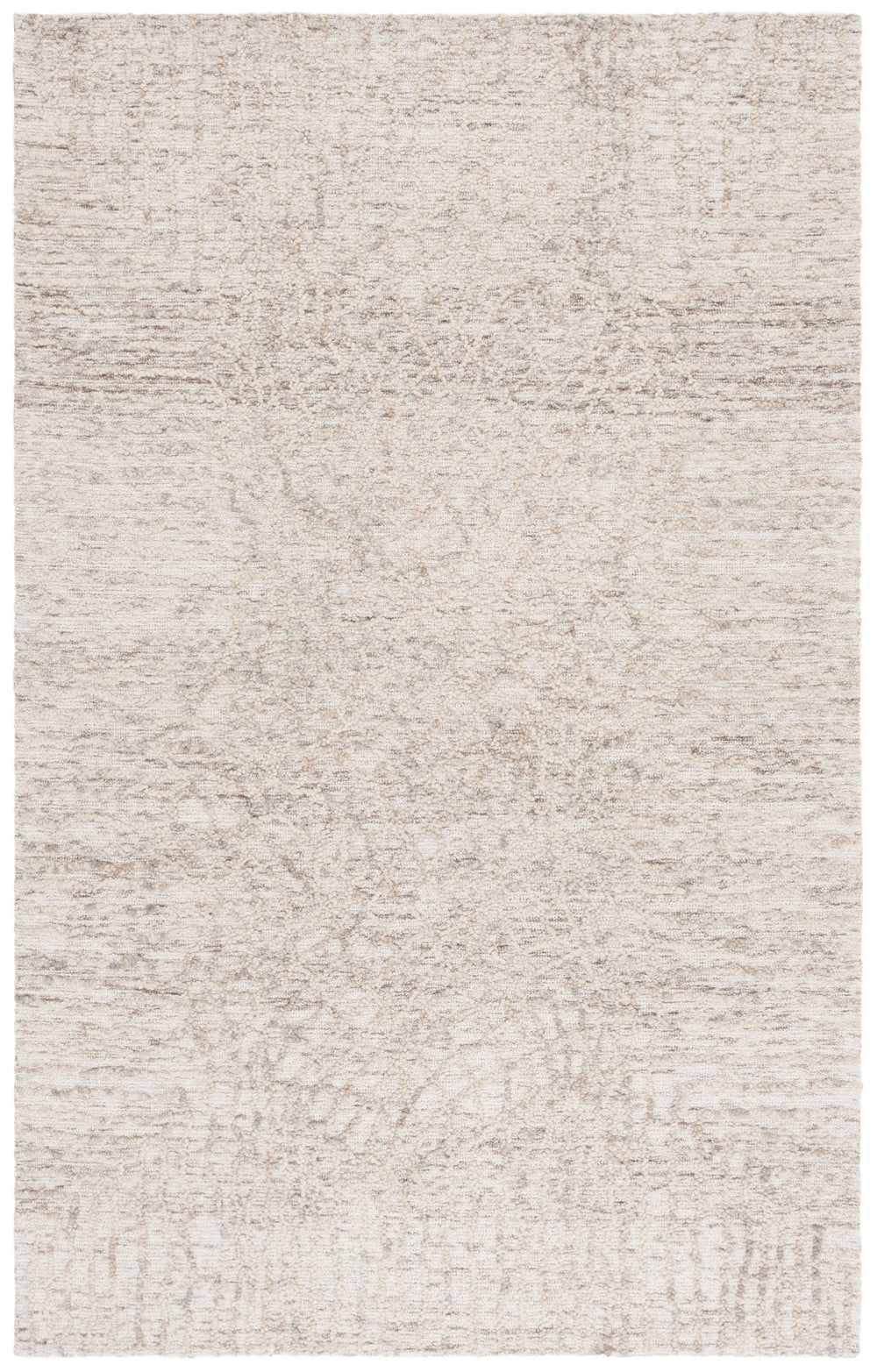 Safavieh Ebony Handcrafted Runner Area Rug - Modern Elegance For Hallways With Soft Wool-cotton Blend Beige ,Grey 80% Wool,20% Cotton Ebn534b-5