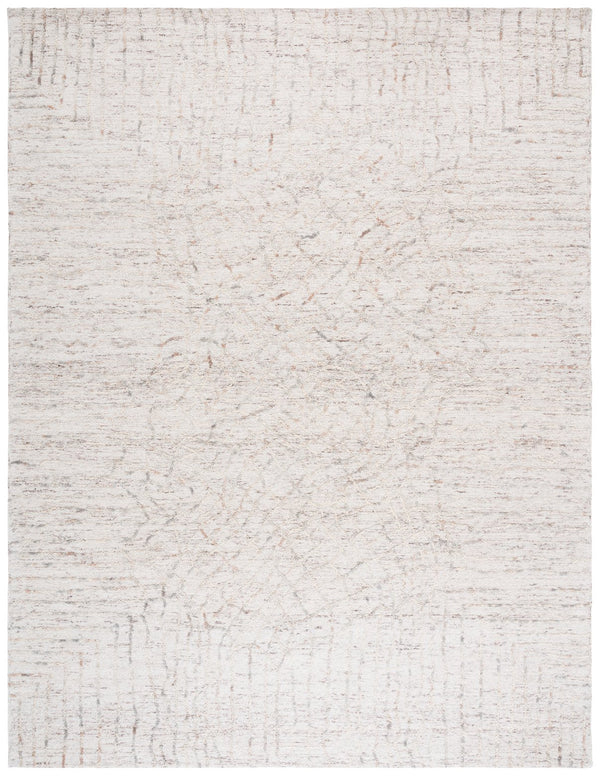 Safavieh Ebony Handcrafted Runner Area Rug - Modern Elegance For Hallways With Soft Wool-cotton Blend Beige ,Grey 80% Wool,20% Cotton Ebn534b-8