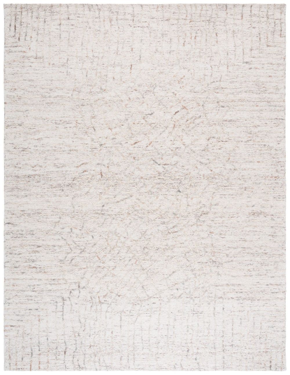 Safavieh Ebony Hand Tufted Modern Area Rug – Elegant Wool & Cotton Blend For Contemporary Home Décor Beige ,Grey 80% Wool,20% Cotton Ebn534b-6