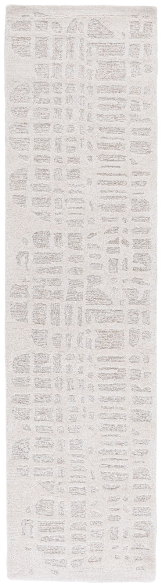 Safavieh Ebony Area Rug: Hand-tufted Wool And Cotton Blend, Luxurious Softness For Modern Home Décor Ivory ,Grey 80% Wool,20% Cotton Ebn535a-4