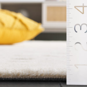 Safavieh Ebony Hand-tufted Runner Rug - Luxurious Modern Design With Abstract Patterns For Any Space Ivory ,Grey 80% Wool,20% Cotton Ebn535a-5