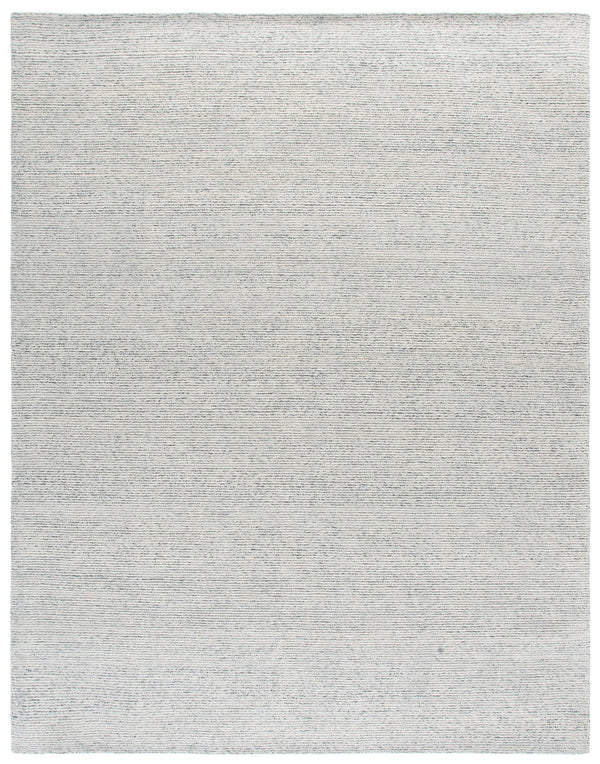 Safavieh Ebony Hand-Tufted 8X10 Grey Ivory Rug — 40% Wool, Recycled Pet, Low-Profile 3/8" Pile, Modern Elegance EBN537A-8