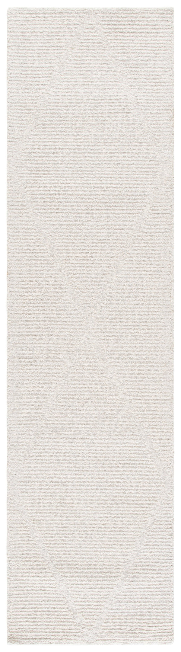 Safavieh Ebony Ivory Hand-Tufted 8X10 Wool-Cotton Rug — Low-Profile 3/8" Pile, Neutral Solid For Modern Homes EBN539A-8