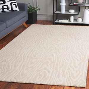 Safavieh Ebony Modern Hand-tufted Area Rug – Elegant Runner For Hallways, Entryways, And Home Decor Luxury Ivory 80% Wool,20% Cotton Ebn550a-5