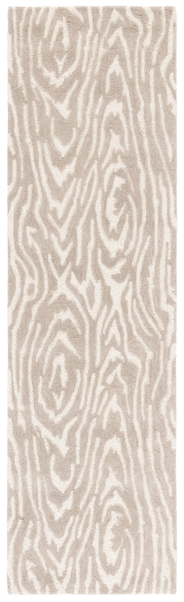 Safavieh Ebony Modern Hand-tufted Area Rug – Elegant Runner For Hallways, Entryways, And Home Decor Luxury Grey ,Ivory 80% Wool,20% Cotton Ebn550f-28