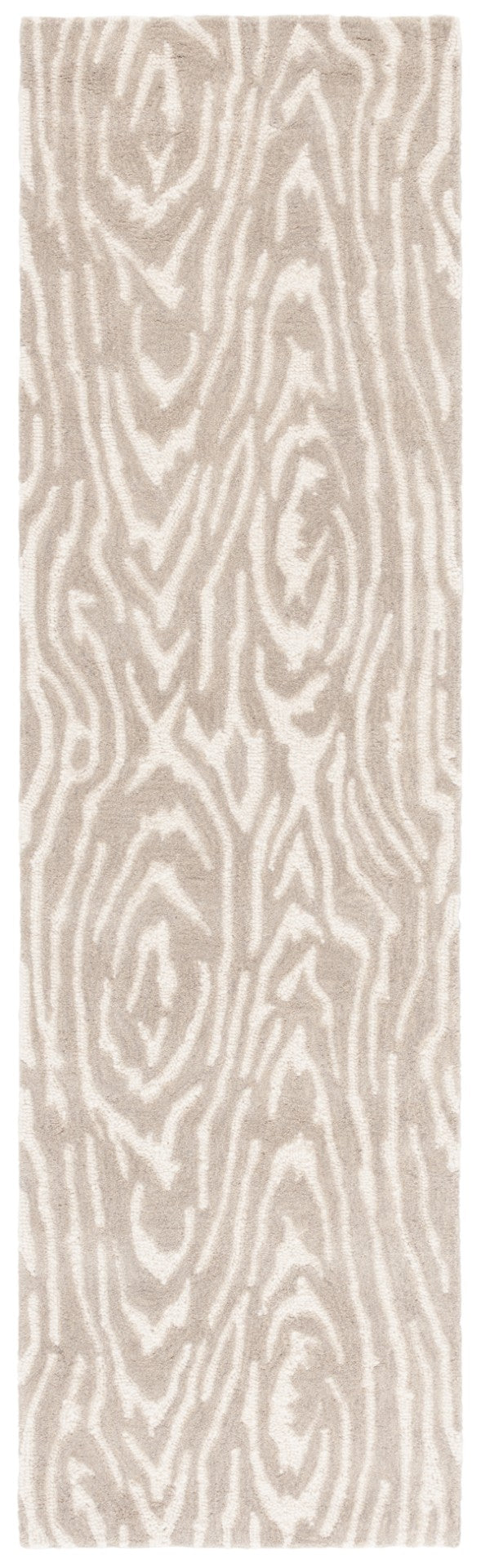 Safavieh Ebony Hand-tufted Area Rug: Luxurious Wool Blend, Modern Design, Perfect For Home Decor Elegance Grey ,Ivory 80% Wool,20% Cotton Ebn550f-8