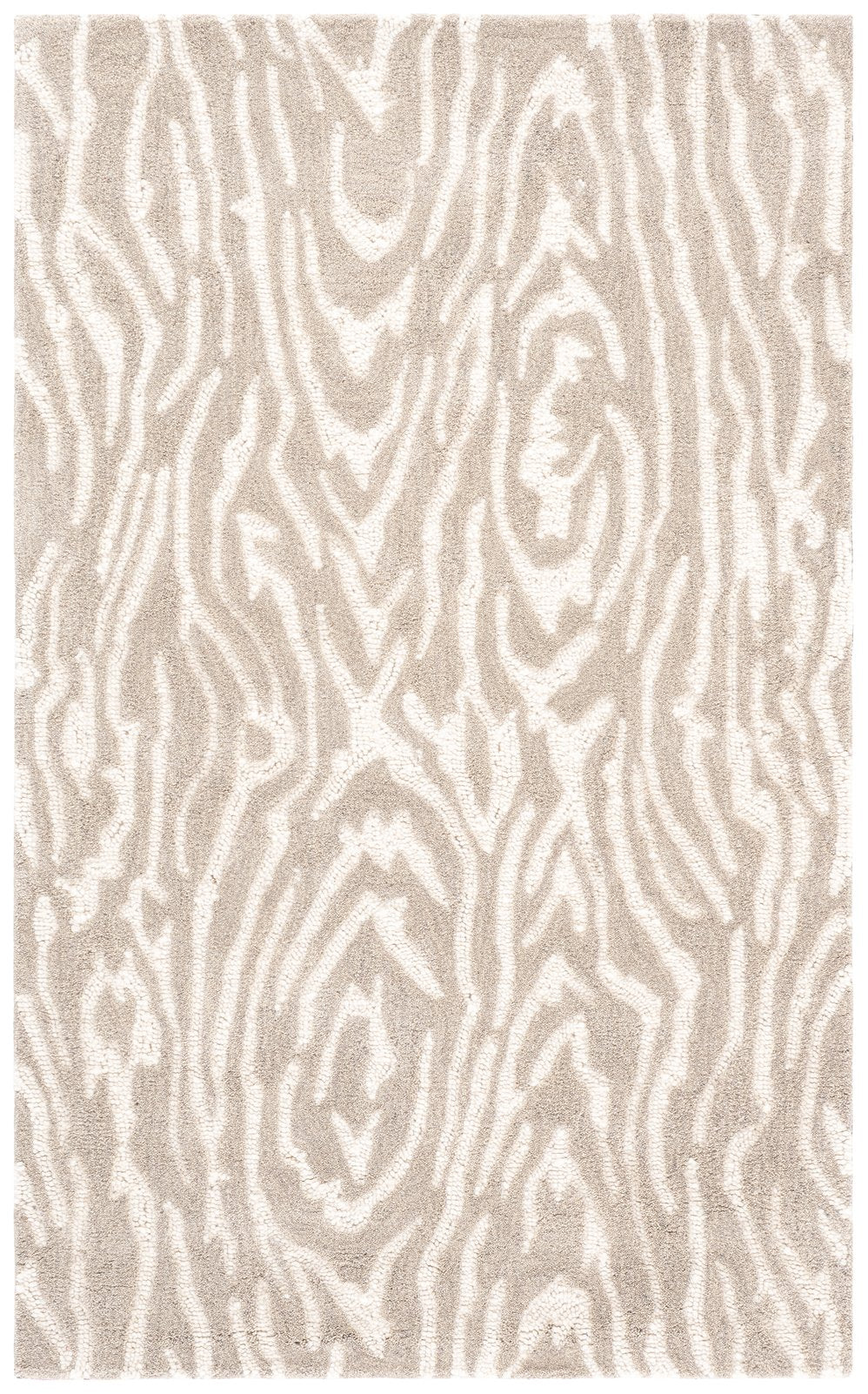 Safavieh Ebony Modern Hand-tufted Area Rug – Elegant Runner For Hallways, Entryways, And Home Decor Luxury Grey ,Ivory 80% Wool,20% Cotton Ebn550f-3