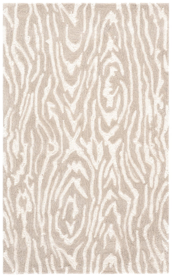 Safavieh Ebony Modern Hand-tufted Area Rug – Elegant Runner For Hallways, Entryways, And Home Decor Luxury Grey ,Ivory 80% Wool,20% Cotton Ebn550f-3