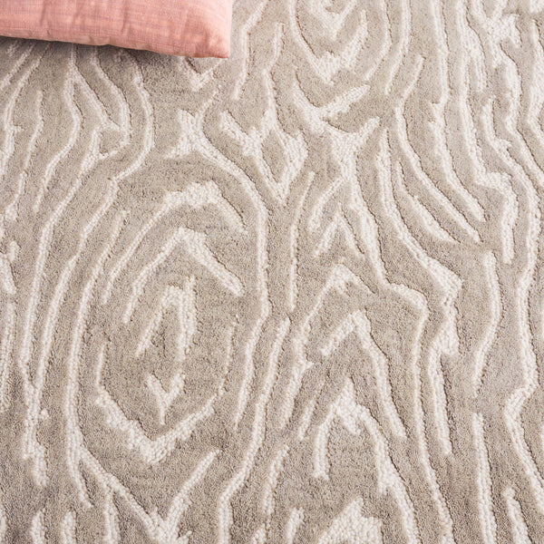 Safavieh Ebony Modern Hand-tufted Area Rug – Elegant Runner For Hallways, Entryways, And Home Decor Luxury Grey ,Ivory 80% Wool,20% Cotton Ebn550f-5