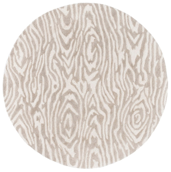 Safavieh Ebony Hand-tufted Area Rug: Luxurious Wool Blend, Modern Design, Perfect For Home Decor Elegance Grey ,Ivory 80% Wool,20% Cotton Ebn550f-8