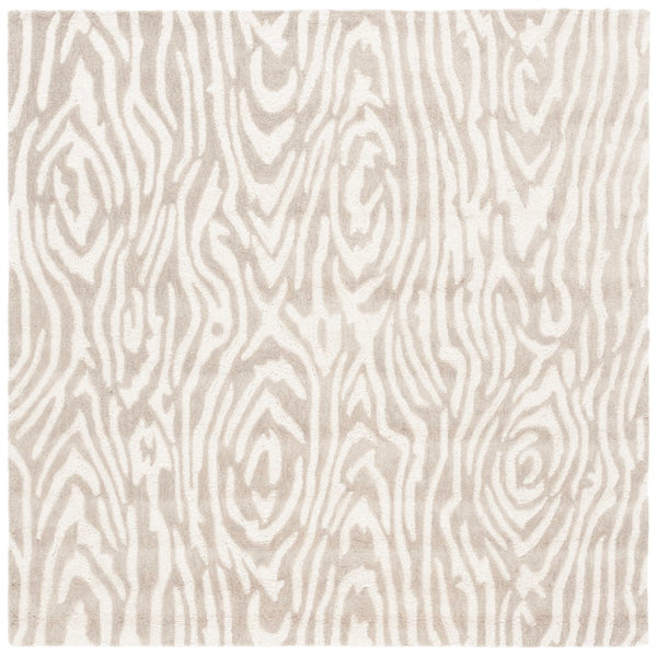 Safavieh Ebony Hand-tufted Area Rug: Luxurious Wool Blend, Modern Design, Perfect For Home Decor Elegance Grey ,Ivory 80% Wool,20% Cotton Ebn550f-8
