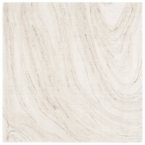 Safavieh Ebony Hand Tufted Runner Rug - Luxurious Ivory And Beige Design For Modern Home Décor Elegance Ivory ,Beige 80% Wool,20% Cotton Ebn551a-6sq