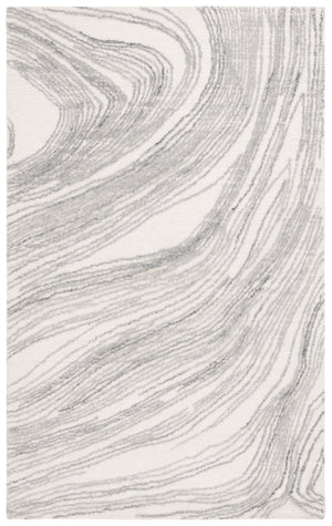 Safavieh Ebony Hand Tufted Runner Rug - Luxurious Ivory And Beige Design For Modern Home Décor Elegance Ivory ,Grey 80% Wool,20% Cotton Ebn551f-5