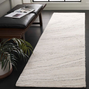 Safavieh Ebony Modern Area Rug - Hand-tufted Luxury Craftsmanship For Sophisticated Home Décor And Comfort Ivory ,Light Grey 80% Wool,20% Cotton Ebn551g-4