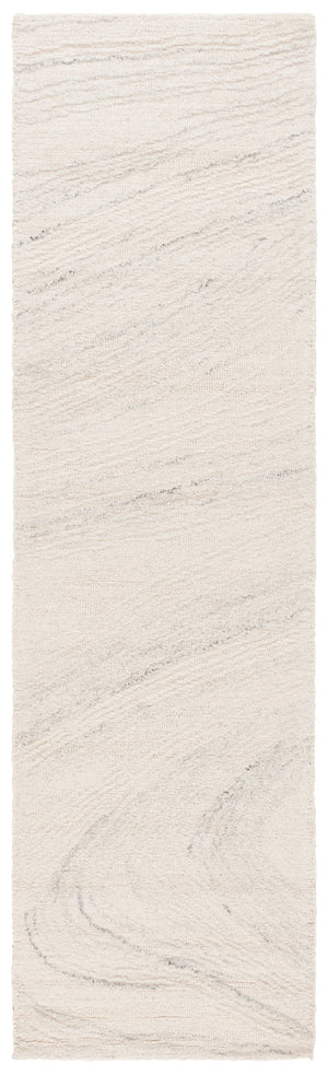 Safavieh Ebony Hand Tufted Runner Rug - Luxurious Ivory And Beige Design For Modern Home Décor Elegance Ivory ,Light Grey 80% Wool,20% Cotton Ebn551g-28