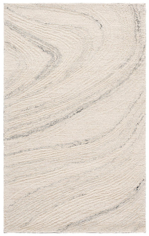 Safavieh Ebony Hand Tufted Runner Rug - Luxurious Ivory And Beige Design For Modern Home Décor Elegance Ivory ,Light Grey 80% Wool,20% Cotton Ebn551g-3