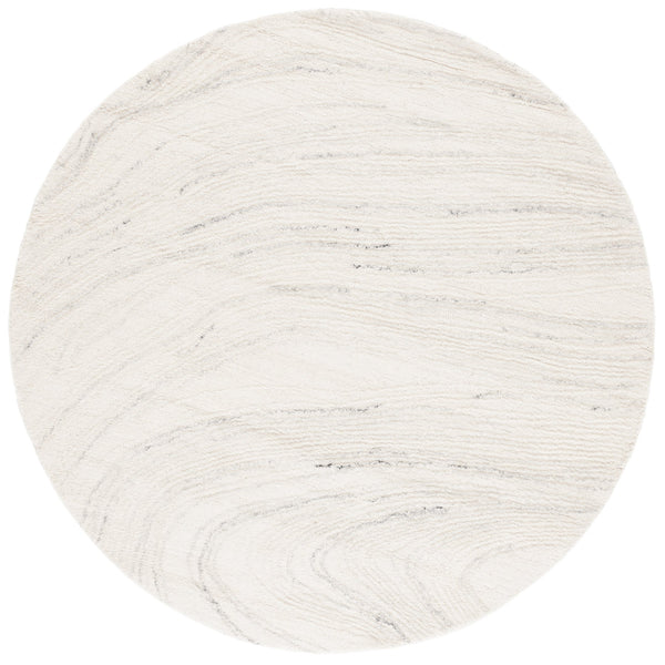 Safavieh Ebony Hand Tufted Runner Rug - Luxurious Ivory And Beige Design For Modern Home Décor Elegance Ivory ,Light Grey 80% Wool,20% Cotton Ebn551g-6r