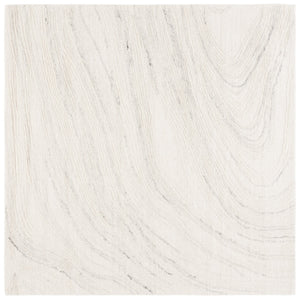 Safavieh Ebony Hand Tufted Runner Rug - Luxurious Ivory And Beige Design For Modern Home Décor Elegance Ivory ,Light Grey 80% Wool,20% Cotton Ebn551g-6sq