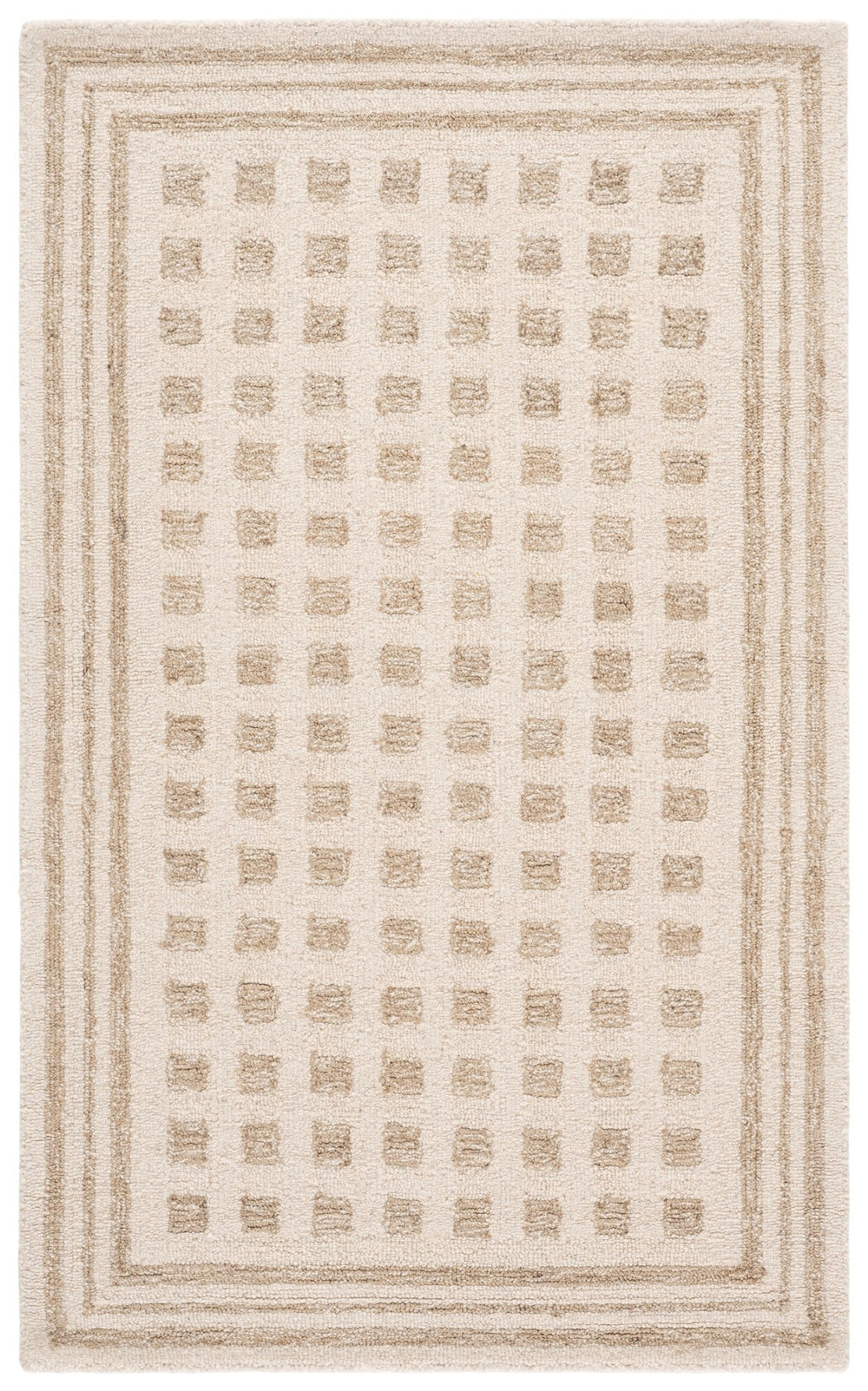 Safavieh Ebony Hand-tufted Area Rug - Luxurious Comfort & Elegant Design For Any Space, Eco-friendly Craftsmanship Ivory ,Beige 50% Wool 30% Jute 20% Cotton Ebn604a-9