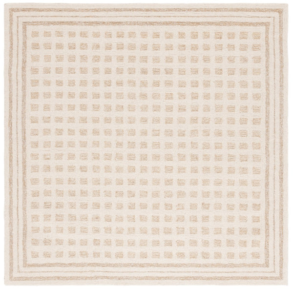 Safavieh Ebony Hand-tufted Area Rug - Luxurious Comfort & Elegant Design For Any Space, Eco-friendly Craftsmanship Ivory ,Beige 50% Wool 30% Jute 20% Cotton Ebn604a-9