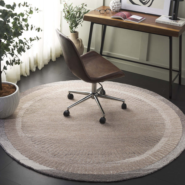 Safavieh Ebony Hand-tufted Beige/Ivory Area Rug 6' X 9' – Artisan Quality, Luxurious Softness, Timeless Elegance Beige ,Ivory 80% Wool 20% Cotton Ebn607b-6