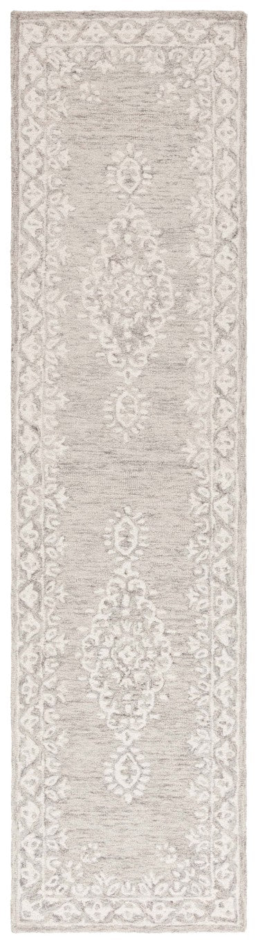 Safavieh Ebony Hand Tufted Wool Cotton Runner Rug Oriental Pattern for Hallway or Bedroom EBN650F-29