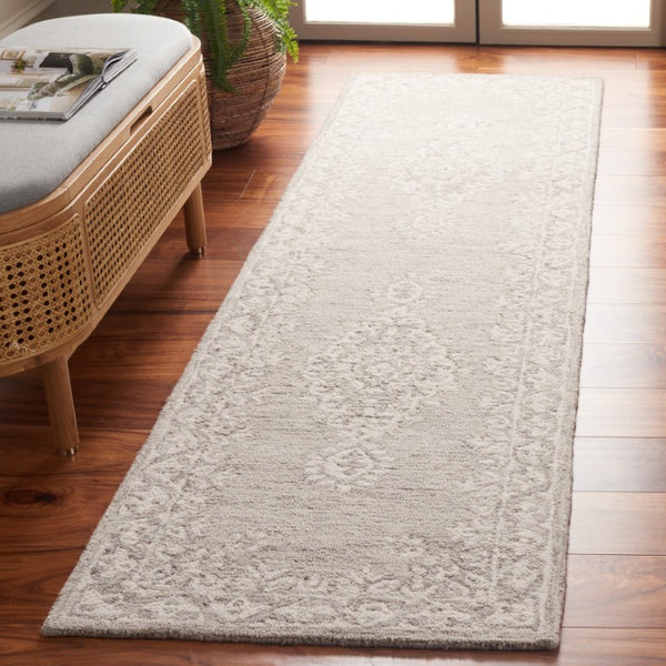 Safavieh Ebony Hand Tufted Wool Cotton Runner Rug Oriental Pattern for Hallway or Bedroom EBN650F-29