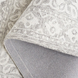 Safavieh Ebony Hand-Tufted Wool Cotton Oriental Area Rug Grey Ivory Living Room Accent EBN650F-6