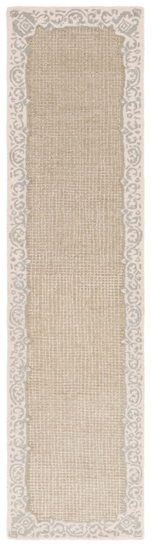 Safavieh Ebony Hand Tufted Wool Oriental Runner Rug Beige Sage Hallway Entryway Accent EBN654B-29