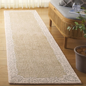 Safavieh Ebony Hand Tufted Wool Oriental Runner Rug Beige Sage Hallway Entryway Accent EBN654B-29