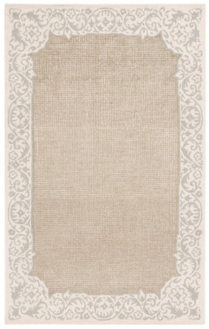 Safavieh Ebony Hand-Tufted Wool Oriental Rug Beige Green Intricate Pattern for Living Room EBN654B-5