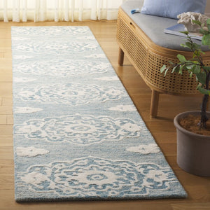 Safavieh Ebony Hand Tufted Wool Runner Rug Oriental Pattern for Hallway or Bedroom Accent EBN655M-29